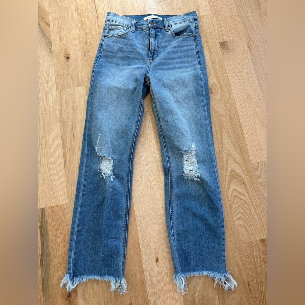 Altar'd State Light Blue Distressed Jeans